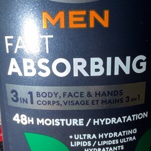 Fast Absorbing 3-in-1 Moisturizer for Men - Blue